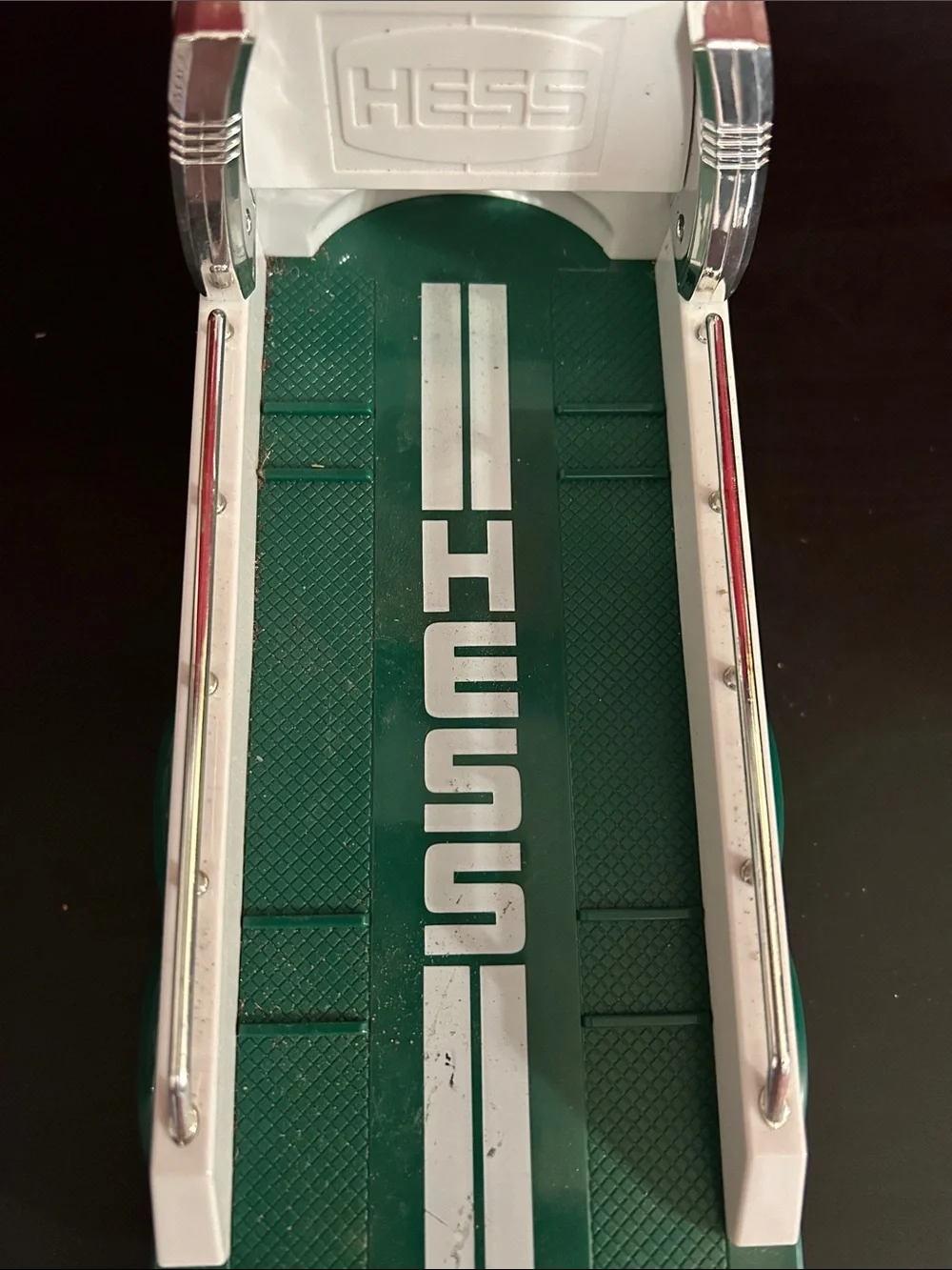 Vintage Hess Green & White Toy Truck – Kids' Classic Ride-On Truck